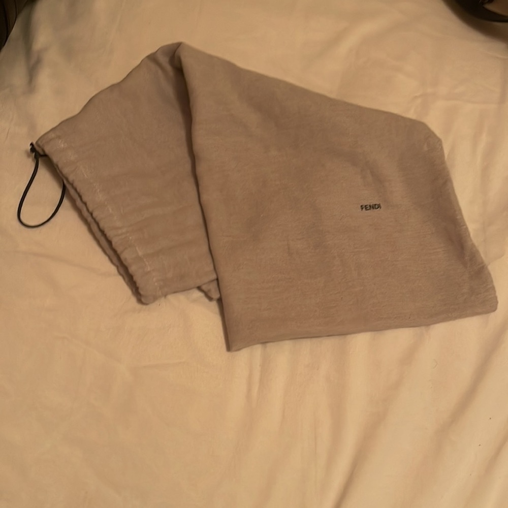 Fendi Black Zucchino Canvas Forever Boston Bag - Picture 14 of 14